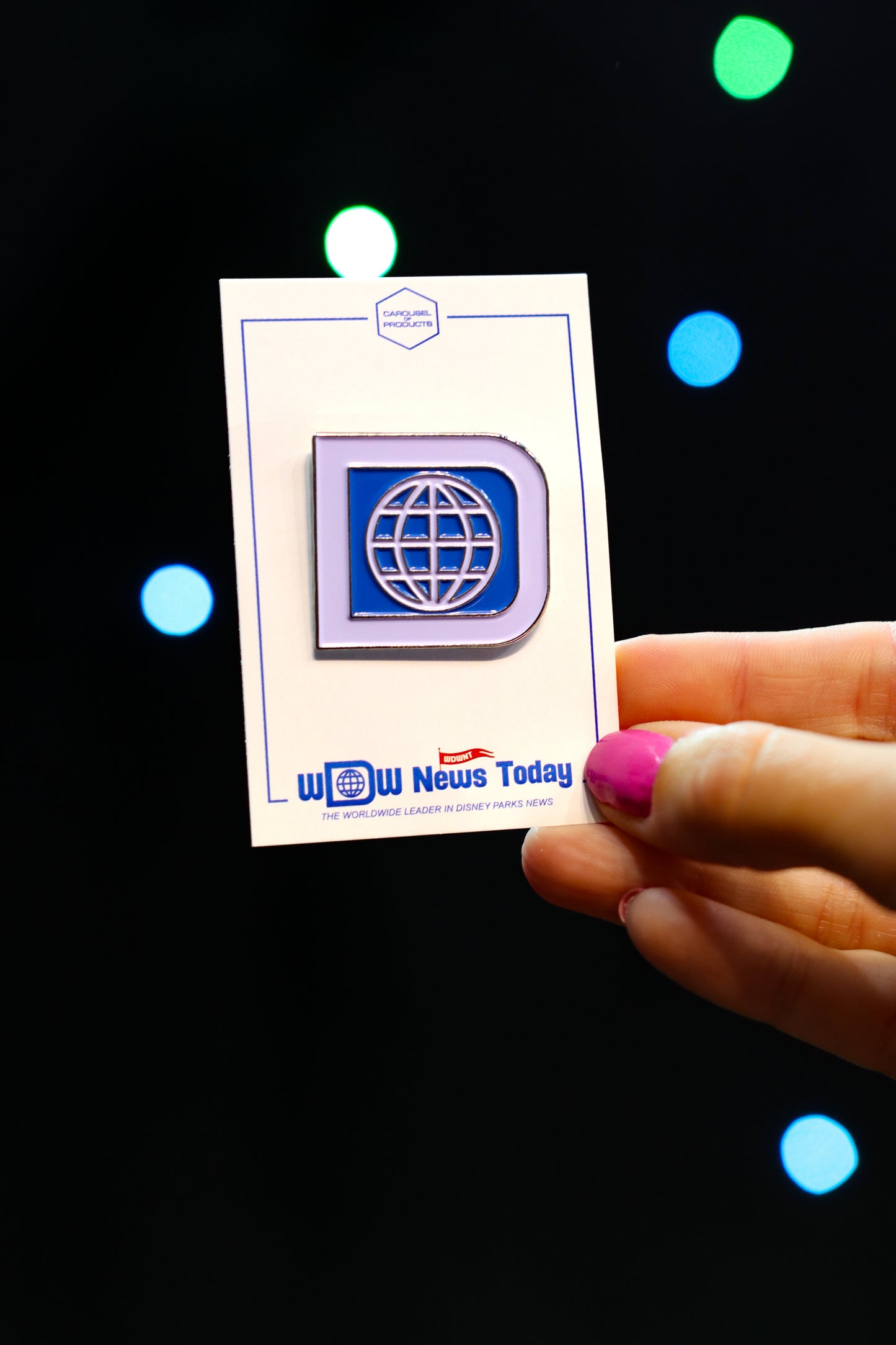 WDW News Today D Logo Pin